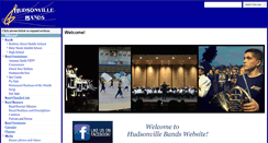 Desktop Screenshot of hudsonvillebands.org
